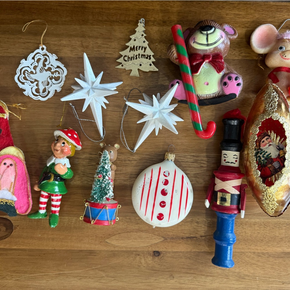 Festive Holiday Ornament Set - Multicolor